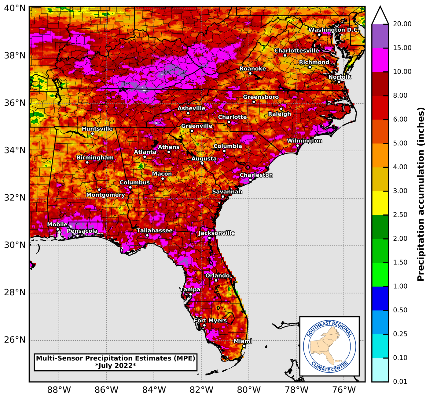 SERCC – Southeast Regional Climate Center