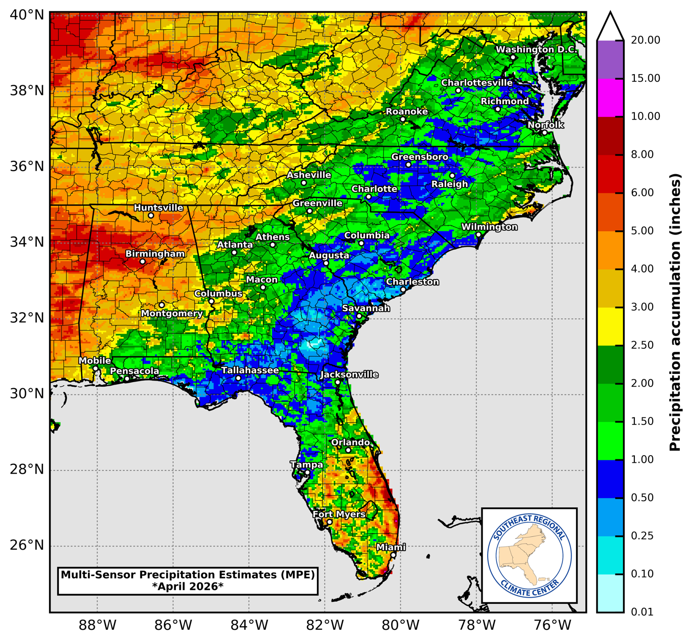 Precipitation Map