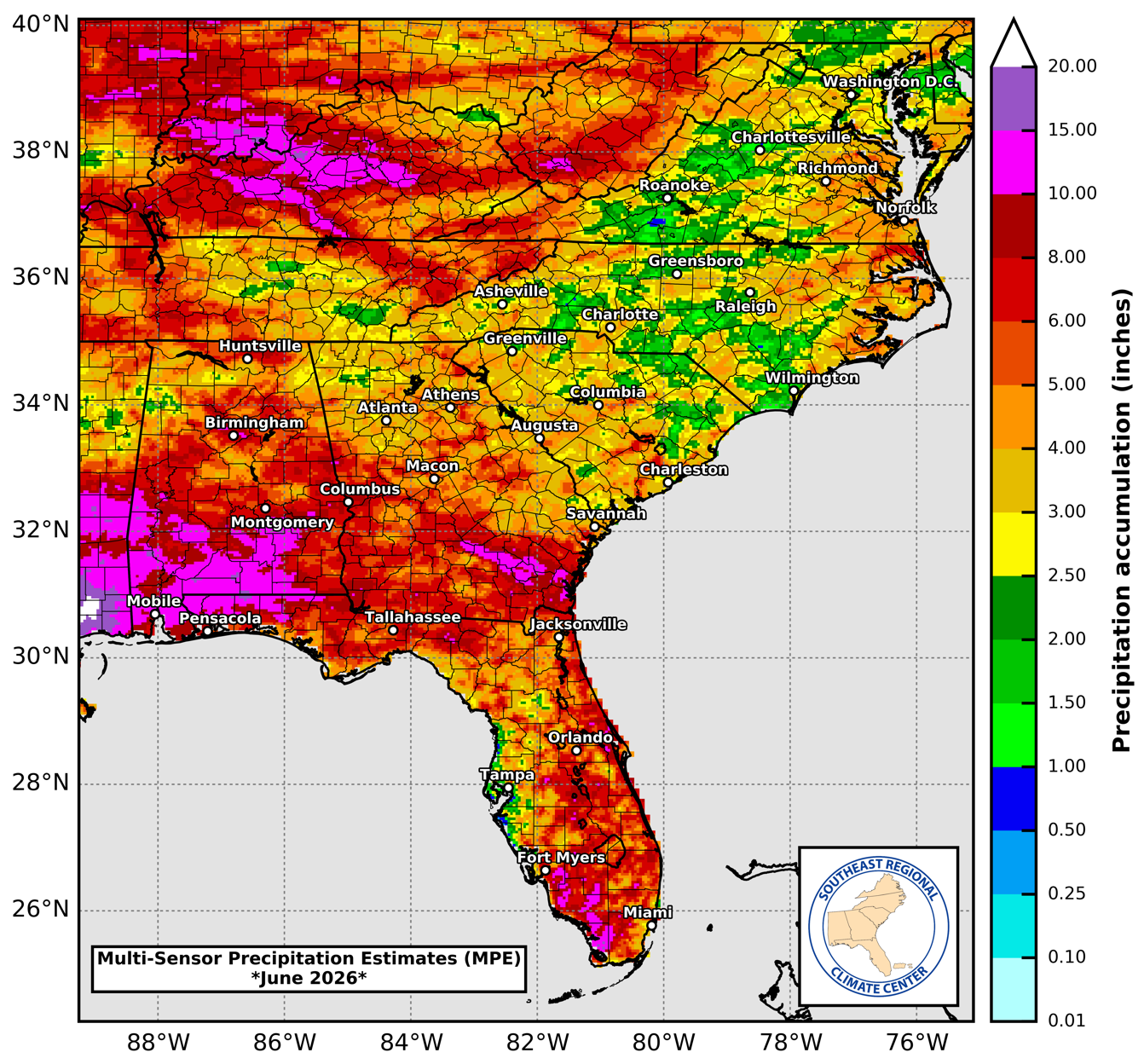Precipitation Map
