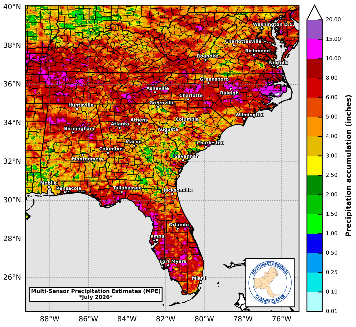 Precipitation Map